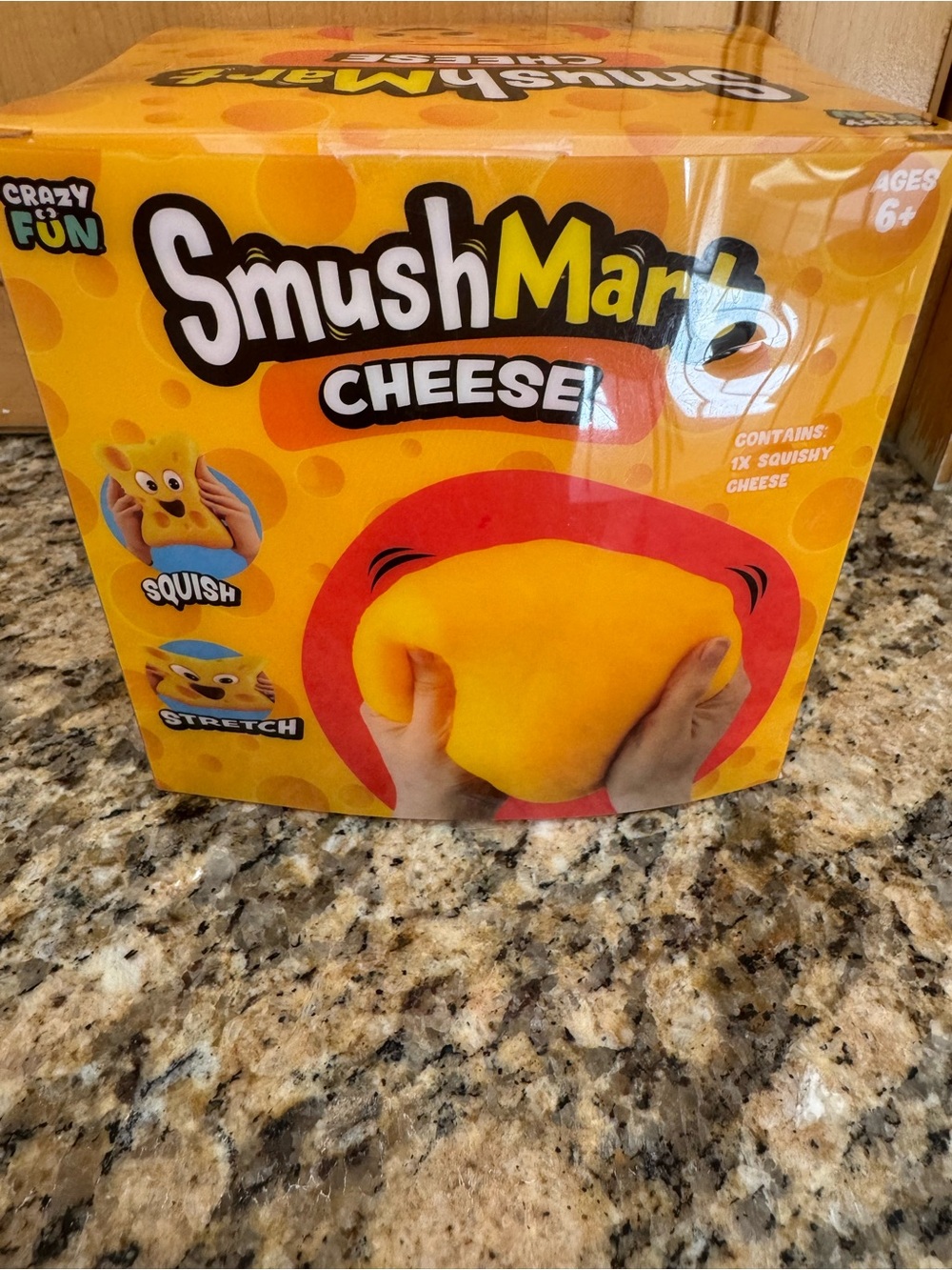 Cheese Squishy Toy - Yellow RMS - Picture 2 of 4